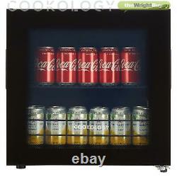 Cookology BC46BK 48cm Glass Door Beverage Cooler in Black