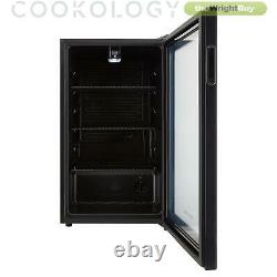 Cookology BC96BK 48cm Glass Door Beverage Cooler in Black