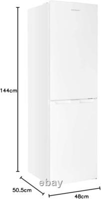 Cookology CFF1425050WH 50/50 Static 142L Freestanding Fridge Freezer White/JP B