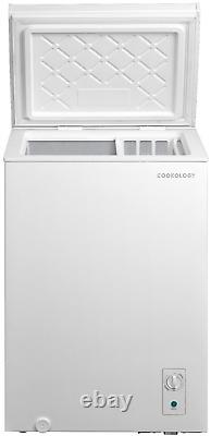 Cookology Chest Freezer 99L Freestanding with Chiller Mode White CCFZ99WH