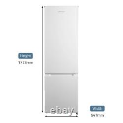 Cookology Fridge Freezer 262L Freestanding 55cm 2 Door White CFF262WH