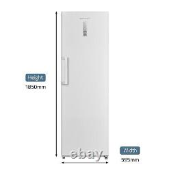 Cookology Larder Fridge 362L Large Capacity Tall Freestanding White CTFR362WH