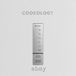 Cookology Larder Fridge 362L Large Capacity Tall Freestanding White CTFR362WH