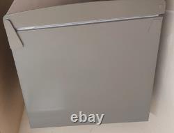 Cookology Silver Fridge Freezer UCFF87SL 48cm Freestanding Undercounter 2 Door