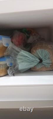 Cookology Silver Fridge Freezer UCFF87SL 48cm Freestanding Undercounter 2 Door