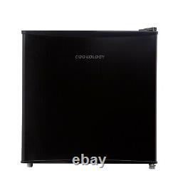 Cookology Table Top Fridge 46L Mini Drinks Cooler & Freezer Zone Black MFR45BK