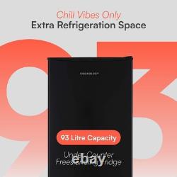 Cookology Under Counter Fridge 93L Freestanding 47cm & Chiller Black UCIF93BK