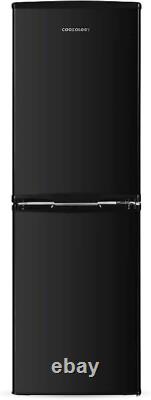 DENT Cookology 50/50 Fridge Freezer 142L Freestanding 48cm Black CFF1425050BK-A1