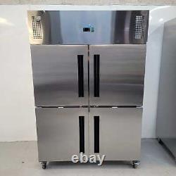 Double Door Freezer Commercial Stable Door Stainless Steel Polar CW196