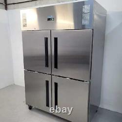 Double Door Freezer Commercial Stable Door Stainless Steel Polar CW196