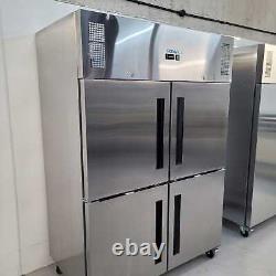 Double Door Freezer Commercial Stable Door Stainless Steel Polar CW196