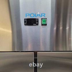 Double Door Freezer Commercial Stable Door Stainless Steel Polar CW196