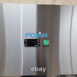 Double Stainless Steel Door Upright Freezer Commercial Kitchen 1200 Litre Pol
