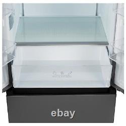 ElectriQ 391 Litre French Style American Fridge Freezer Stainless St eiQFD70FF