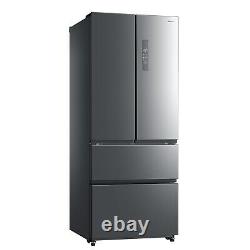 ElectriQ 70cm French Door Fridge Freezer in Stainless Steel