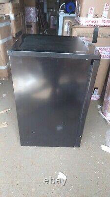 Ex Display Cookology 50cm Freestanding Undercounter Freezer Black68 Litre W11