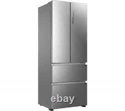 Ex-Display-HAIER HFR5719ENMP Fridge Freezer- Platinum Inox- COLLECTION