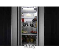 Ex-Display-HAIER HFR5719ENMP Fridge Freezer- Platinum Inox- COLLECTION