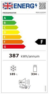 FRIDGEMASTER MS91521FFS Side-by-side American Fridge Freezer