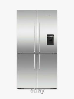 Fisher & Paykel Fridge Freezer 4 Door Side by Side Stainless Steel RF605QDUVX1