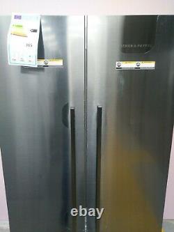 Fisher & Paykel RF522ADB4 3-Door 70/30 Fridge Freezer, 79cm Wide, Black Steel #75