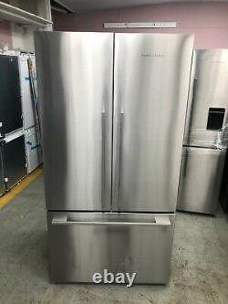 Fisher & Paykel RF610ADJX5 90cm American 3-Door Fridge Freezer Stainless + Ice