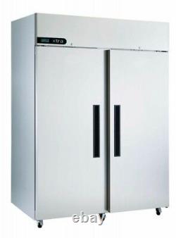 Foster Xtra XR1300L Twin Door Stainless Steel Upright Freezer (Boxed New)