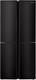 Freestanding American Fridge Freezer 427l Black 4 Door No Frost Inverter E Rated