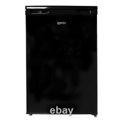 Freestanding Under Counter Fridge, Black, Igenix IG155B Damaged Item
