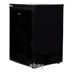 Freestanding Under Counter Fridge, Black, Igenix IG155B Damaged Item