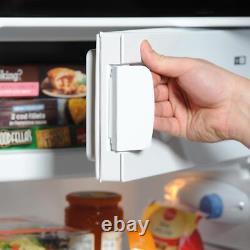 Freestanding Under Counter Fridge, Black, Igenix IG155B Damaged Item