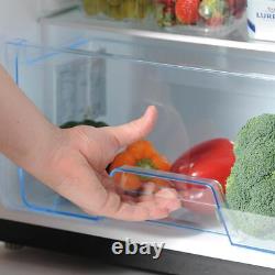 Freestanding Under Counter Fridge, Black, Igenix IG155B Damaged Item