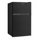 Freestanding Under Counter Fridge Freezer, Black, Igenix Ig347ffb