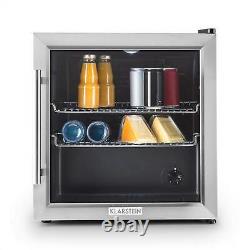 Fridge Cooler Refrigerator Beer Mini Bar Hotel Home Office Glass Door 50 Litre