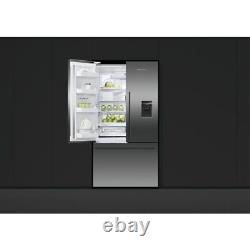 Fridge Freezer Fisher & Paykel RF540ADUB6 Black Steel Freestanding Fridge Freez