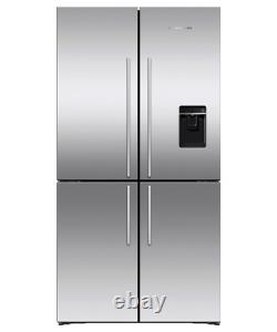 Fridge Freezer Fisher & Paykel RF605QDUVX1 Silver Quad Door With Water Dispenser