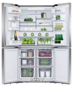 Fridge Freezer Fisher & Paykel RF605QDUVX1 Silver Quad Door With Water Dispenser