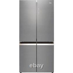 Fridge Freezer Haier HTF-540DGG7 4 Door Freestanding Silver Frost Free 528L