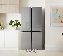 Fridge Freezer Haier HTF-540DGG7 4 Door Freestanding Silver Frost Free 528L