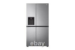 Fridge Freezer LG GSLV70PZTF Freestanding Silver American Style 635L Plumbed