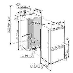 Fridge Freezer Liebherr ICBN3324 Integrated White Frost Free with BioFresh