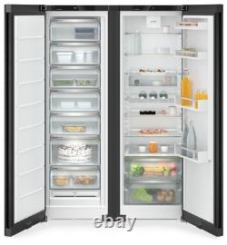 Fridge Freezer Liebherr XRFbd5220 Freestanding Side By Side Black Steel NoFrost