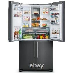 Fridge Freezer Rangemaster RSXS21DI/C Freestanding Dark Inox American Style 608L