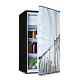 Fridge Freezer Refrigerator Compact Free Standing Home City Design Door 88 L