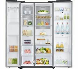 Fridge Freezer Samsung Freestanding RS68N8941SL 613L American Style With Screen