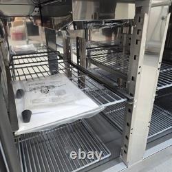 Fridge/Freezer Triple 3 Door Counter 314L Stainless Kitchen Catering Commerci