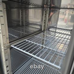 Fridge/Freezer Triple 3 Door Counter 314L Stainless Kitchen Catering Commerci