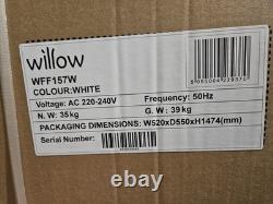 Fridge Freezer White 7030 157L Adjustable Thermostat Low Frost Willow WFF157W