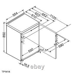 Fridge Liebherr TP1414 Undercounter Freestanding White With Ice Box