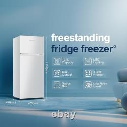 Fridgemaster Freestanding Fridge Freezer 124L Capacity LED Lighting